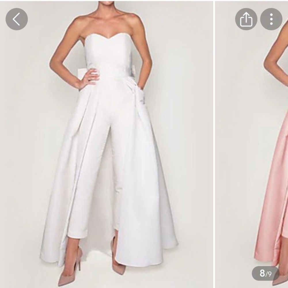Light in the Box jumpsuit with detachable train